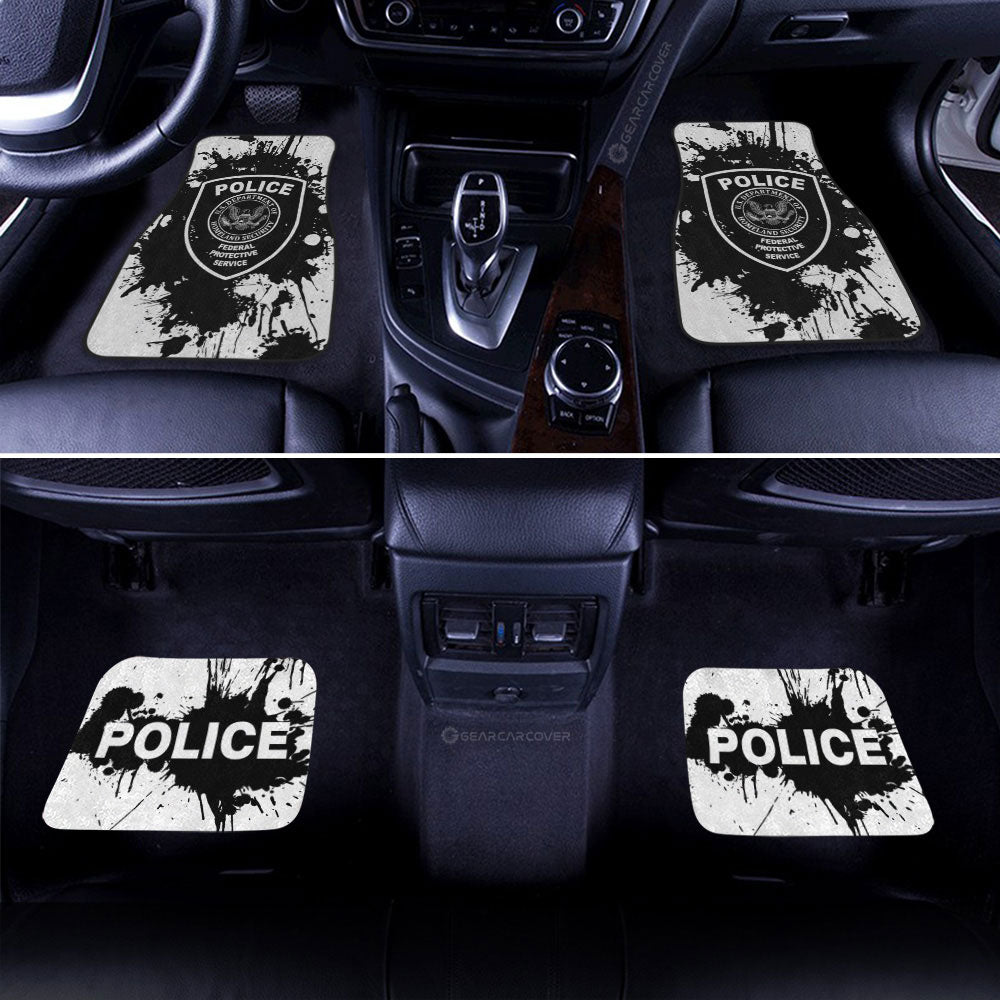 Police Car Floor Mats Custom Car Accessories - Gearcarcover - 2