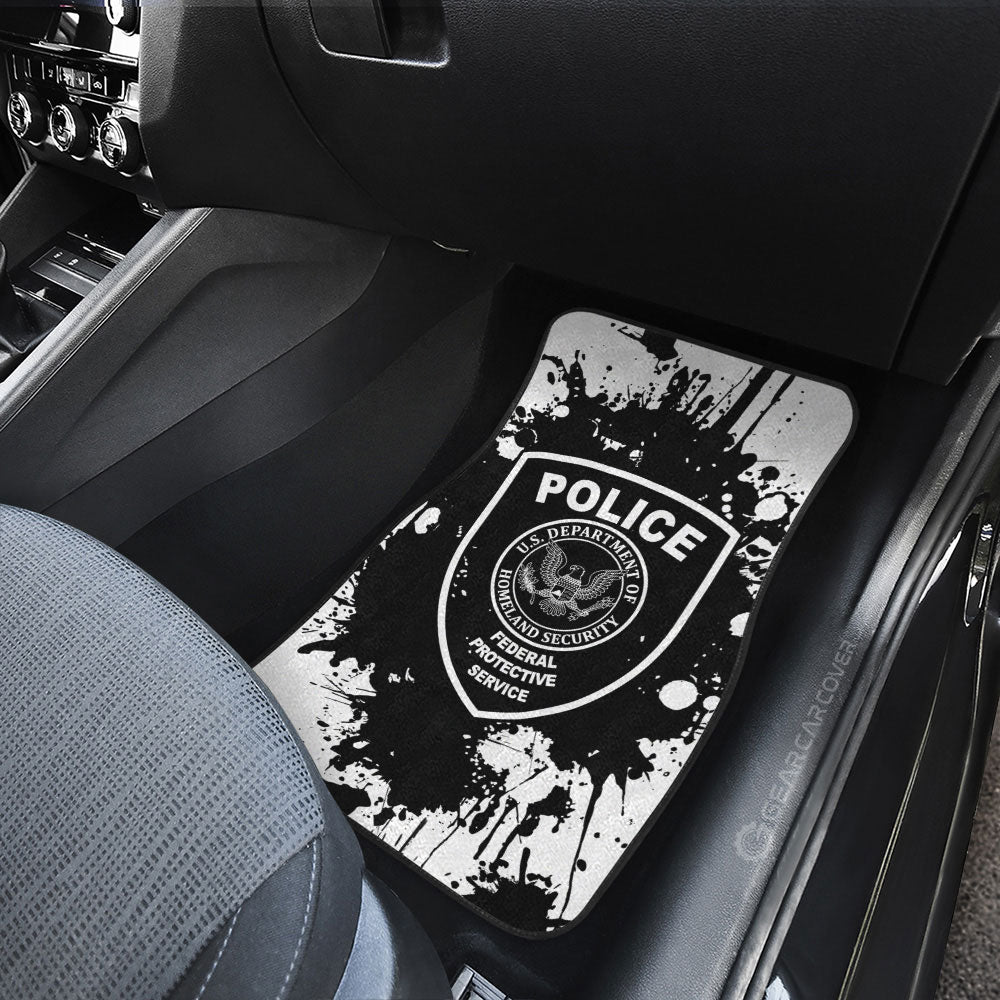 Police Car Floor Mats Custom Car Accessories - Gearcarcover - 3