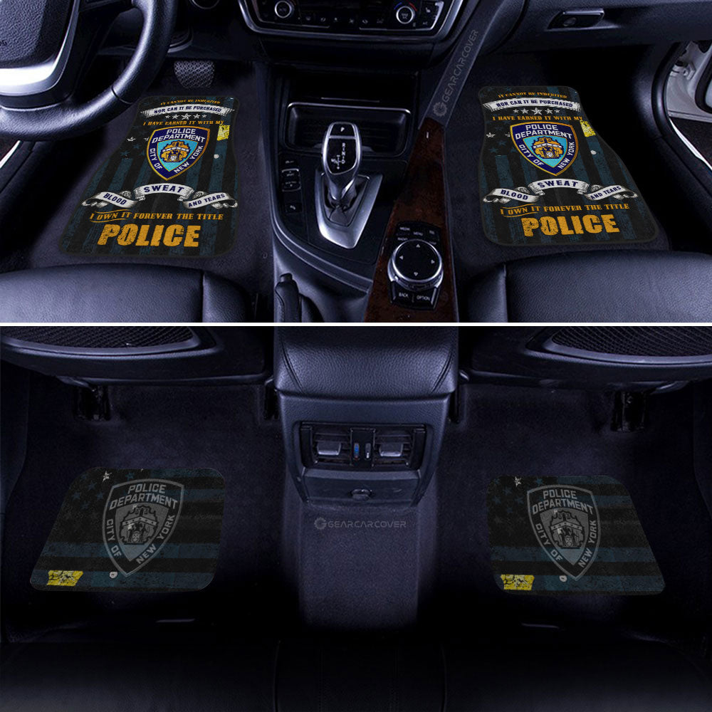 Police Car Floor Mats Custom Car Accessories - Gearcarcover - 2