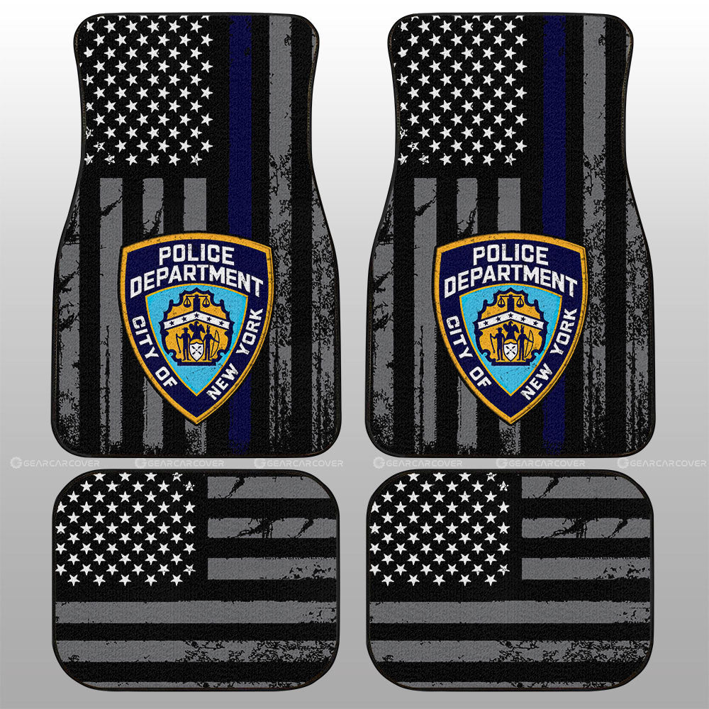 Police Car Floor Mats Custom Car Accessories - Gearcarcover - 1