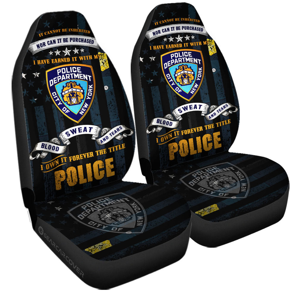 Police Car Seat Covers Custom Car Accessories - Gearcarcover - 3