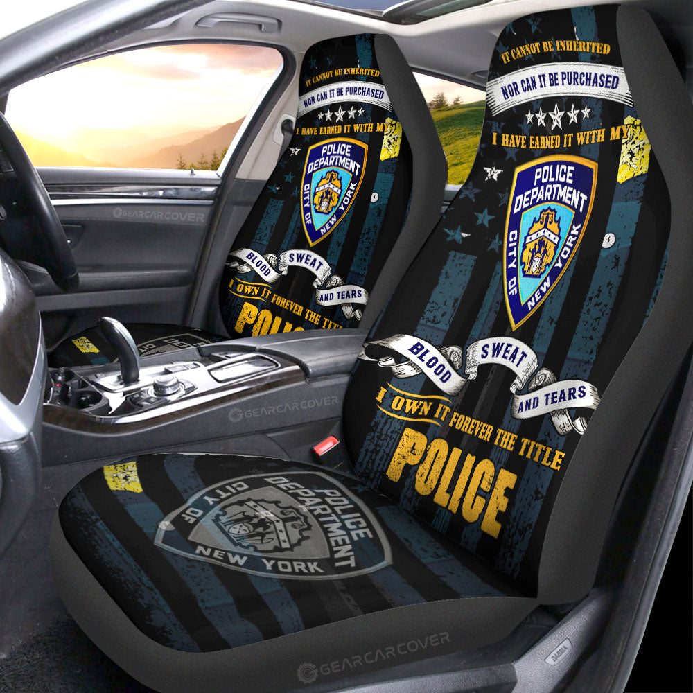 Police Car Seat Covers Custom Car Accessories - Gearcarcover - 1