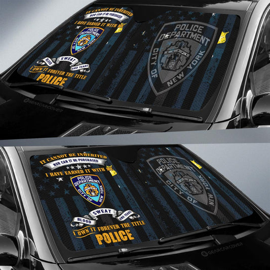 Police Car Sunshade Custom Car Accessories - Gearcarcover - 2