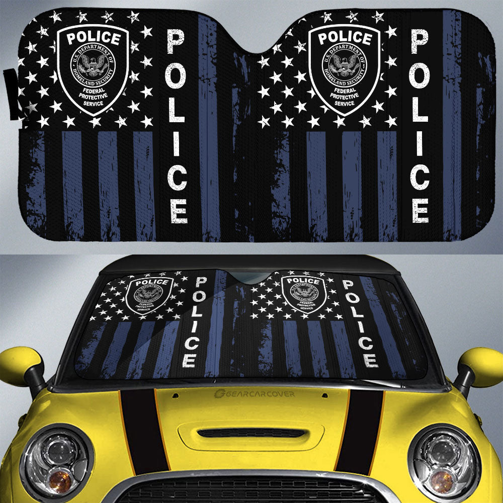 Police Car Sunshade Custom Car Accessories - Gearcarcover - 1