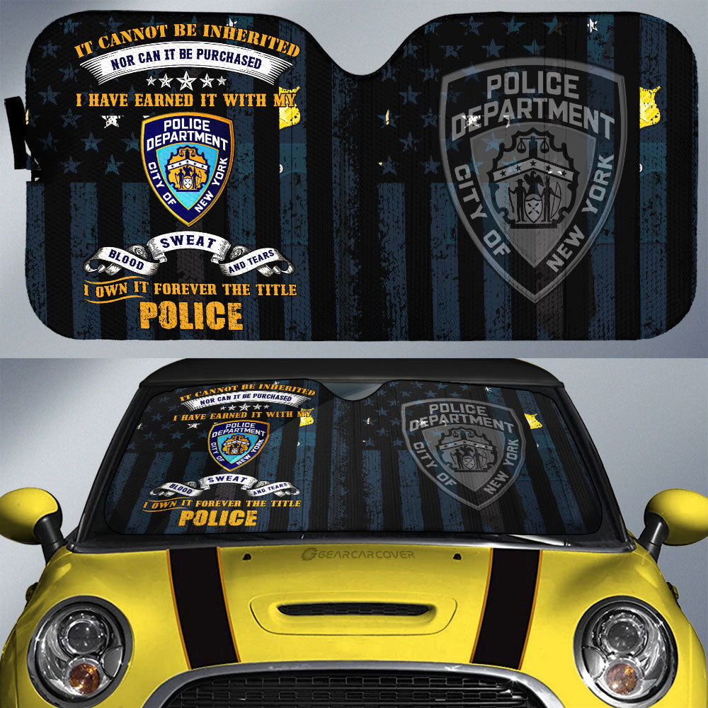 Police Car Sunshade Custom Car Accessories - Gearcarcover - 1