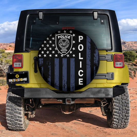 Police Spare Tire Covers Custom Car Accessories - Gearcarcover - 2