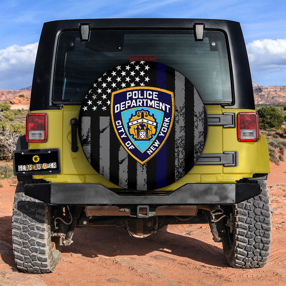 Police Spare Tire Covers Custom Car Accessories - Gearcarcover - 2