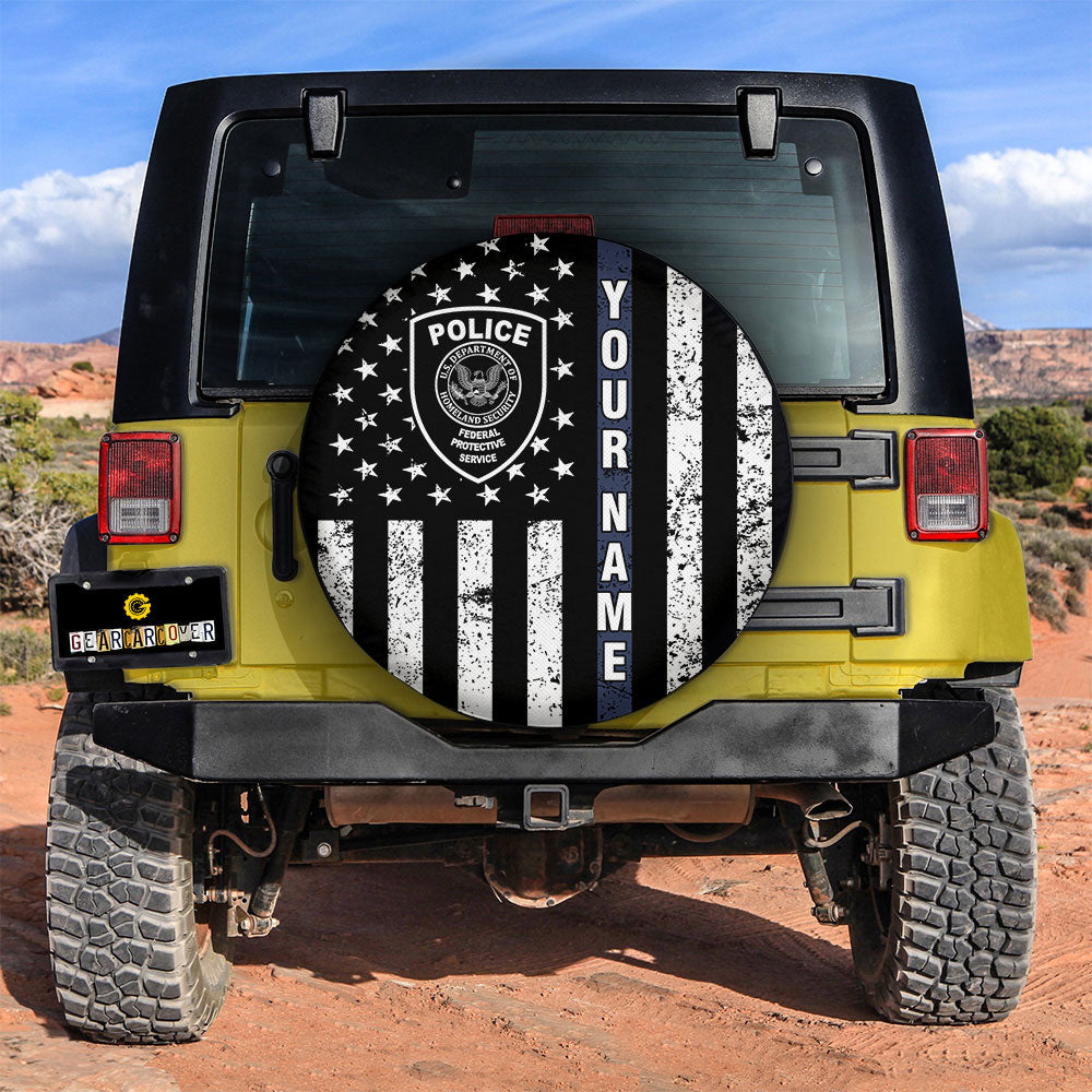 Police Spare Tire Covers Custom Car Accessories - Gearcarcover - 2