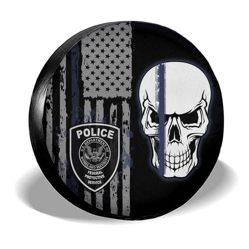 Police Spare Tire Covers Custom Car Accessories - Gearcarcover - 3