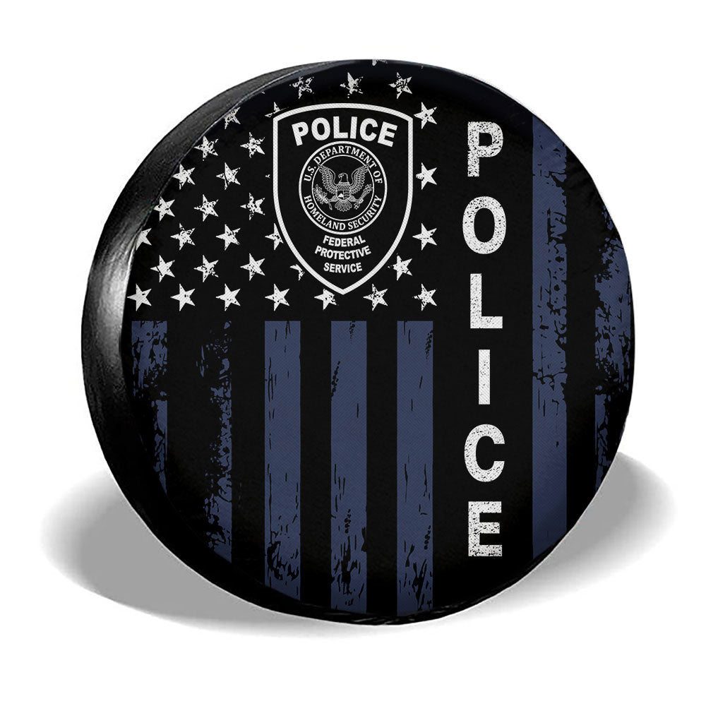 Police Spare Tire Covers Custom Car Accessories - Gearcarcover - 3