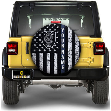 Police Spare Tire Covers Custom Car Accessories - Gearcarcover - 1