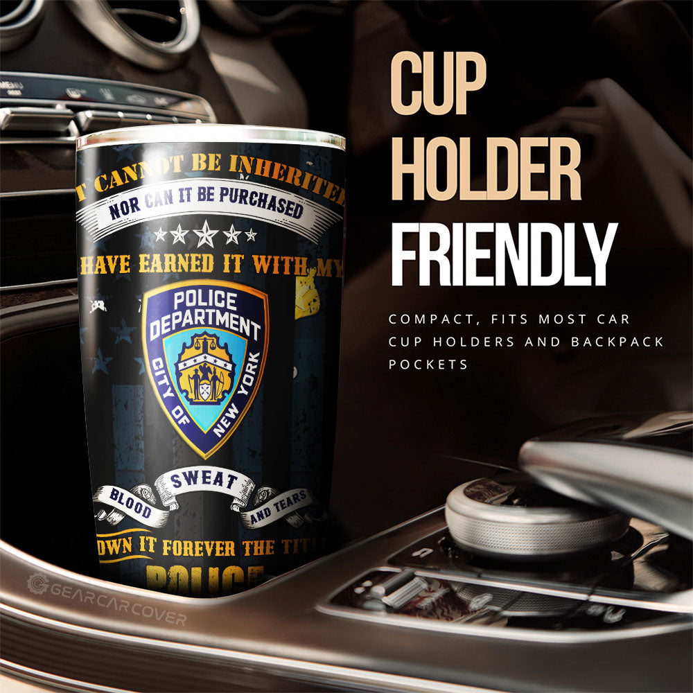 Police Tumbler Cup Custom Car Accessories - Gearcarcover - 3