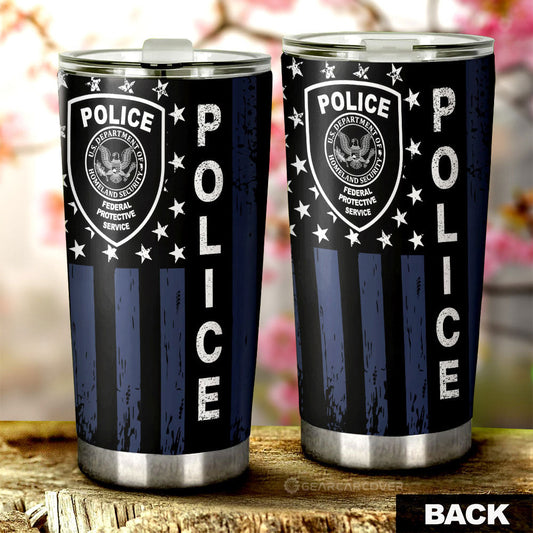 Police Tumbler Cup Custom Car Accessories - Gearcarcover - 2