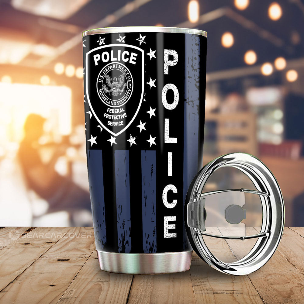 Police Tumbler Cup Custom Car Accessories - Gearcarcover - 1