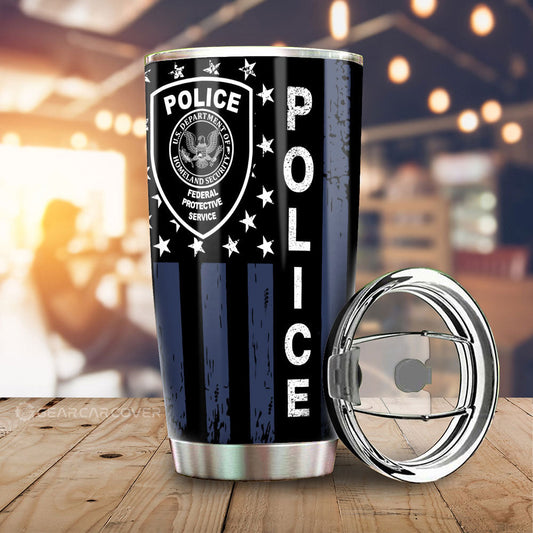 Police Tumbler Cup Custom Car Accessories - Gearcarcover - 1