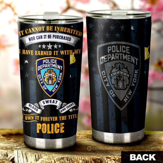 Police Tumbler Cup Custom Car Accessories - Gearcarcover - 1