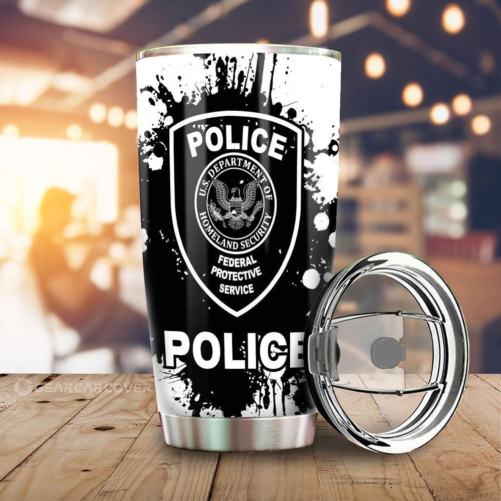 Police Tumbler Cup Custom Car Accessories - Gearcarcover - 1