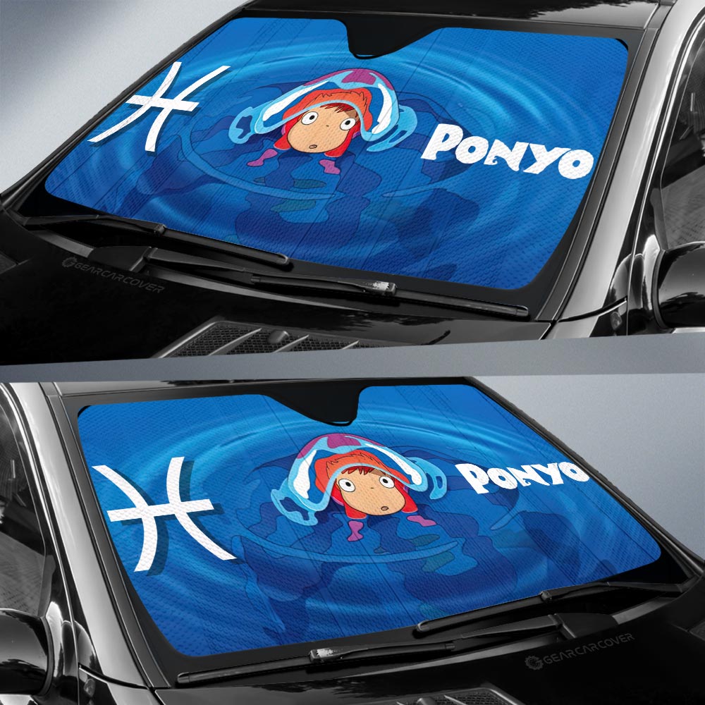Ponyo Car Sunshade Custom Car Accessories - Gearcarcover - 2