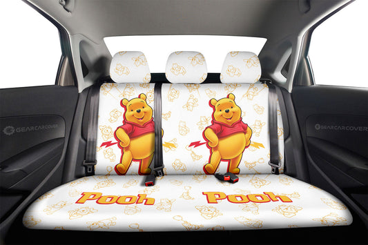 Pooh Car Back Seat Cover Custom Cartoon Car Accessories - Gearcarcover - 2