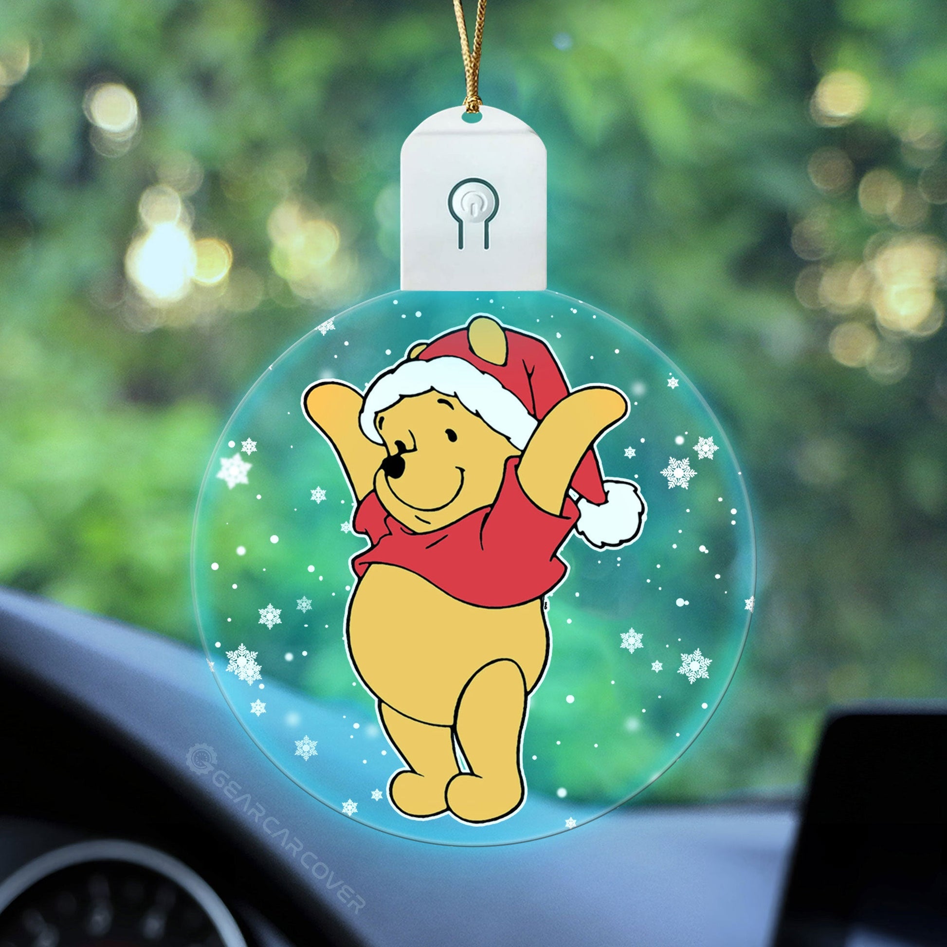 Pooh Led Ornament Custom Car Decorations - Gearcarcover - 2