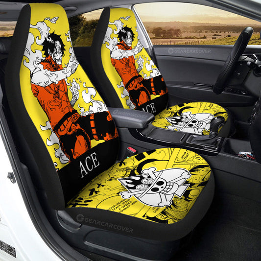 Portgas D Ace Car Seat Covers Custom Car Accessories - Gearcarcover - 2