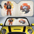 Portgas D Ace Car Sunshade Anime Collection - Gearcarcover - 1