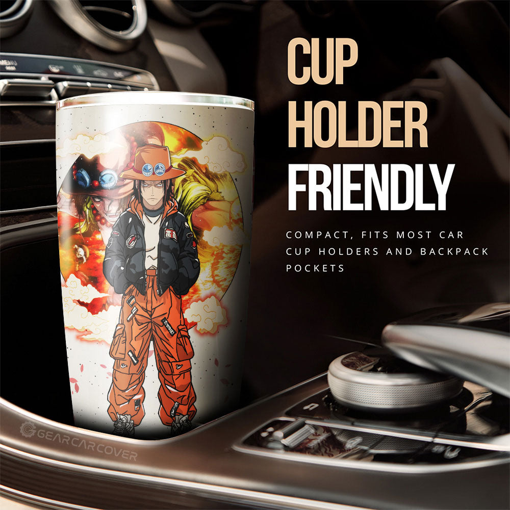 Portgas D Ace Tumbler Cup Anime Collection - Gearcarcover - 3