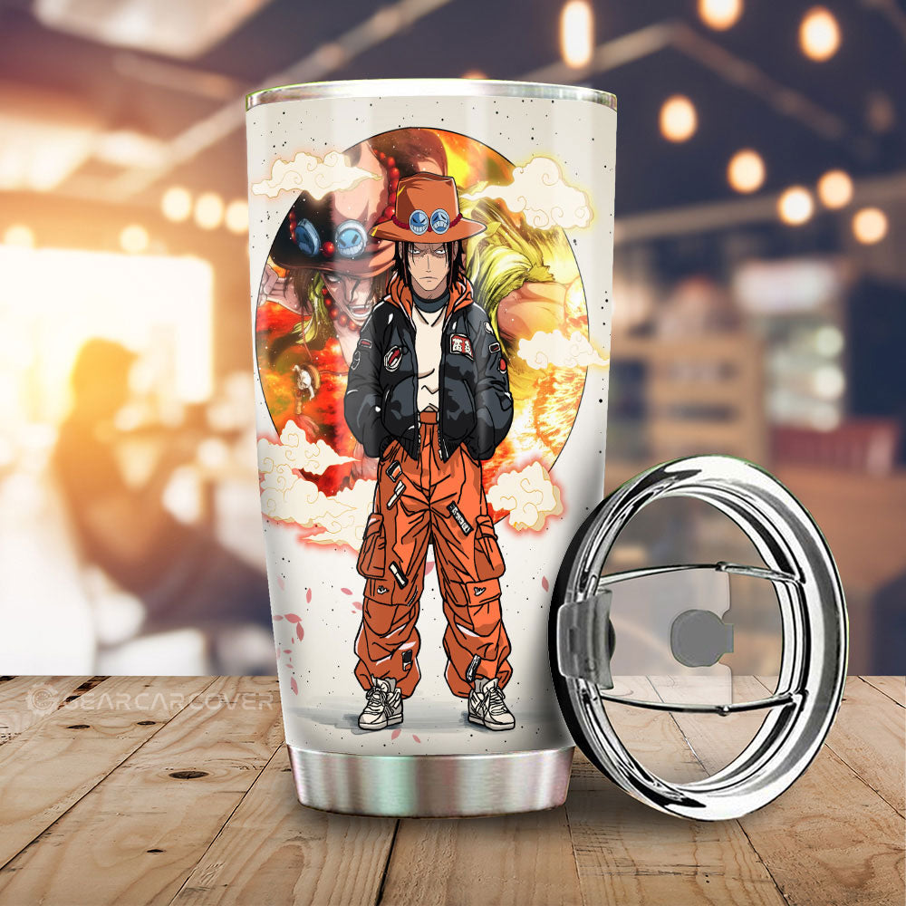 Portgas D Ace Tumbler Cup Anime Collection - Gearcarcover - 1
