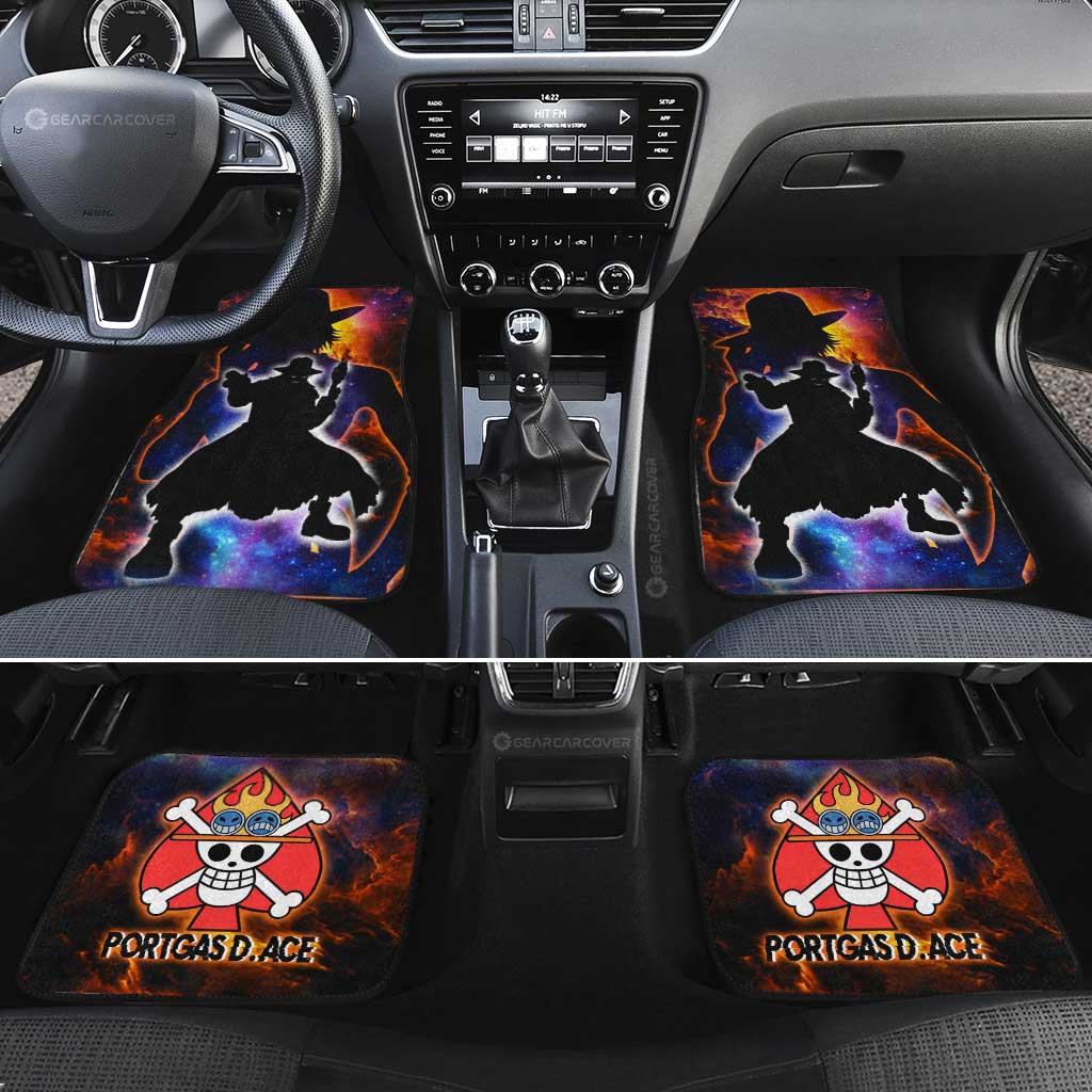 Portgas D. Ace Car Floor Mats Custom Car Accessories - Gearcarcover - 2