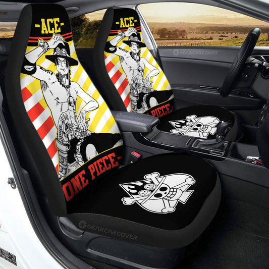 Portgas D. Ace Car Seat Covers Custom Car Accessories - Gearcarcover - 2