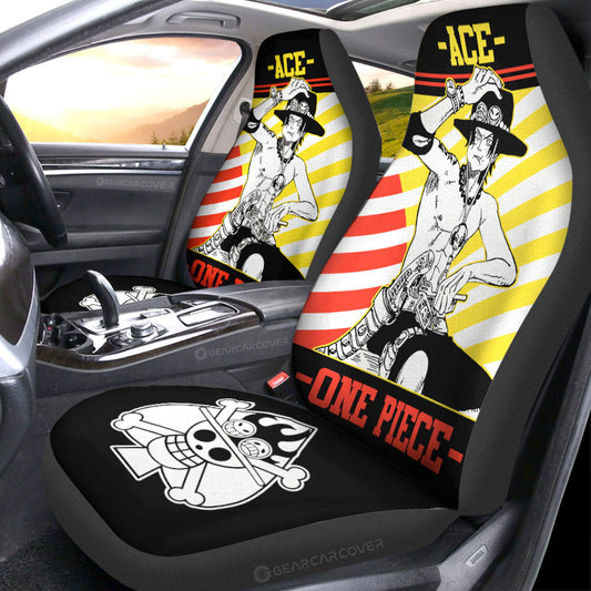 Portgas D. Ace Car Seat Covers Custom Car Accessories - Gearcarcover - 1