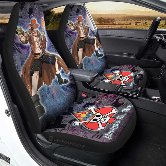 Portgas D. Ace Car Seat Covers Custom Galaxy Style Car Accessories - Gearcarcover - 1