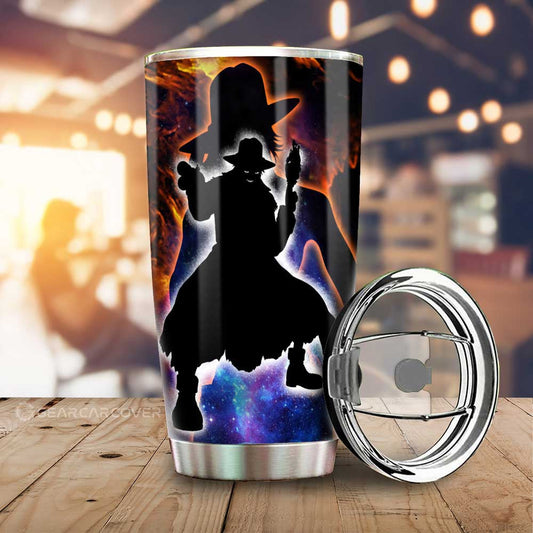 Portgas D. Ace Tumbler Cup Custom Silhouette Style - Gearcarcover - 1