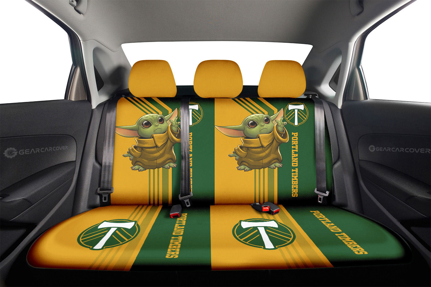 Portland Timbers Car Back Seat Covers Custom Car Accessories - Gearcarcover - 2