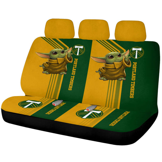 Portland Timbers Car Back Seat Covers Custom Car Accessories - Gearcarcover - 1