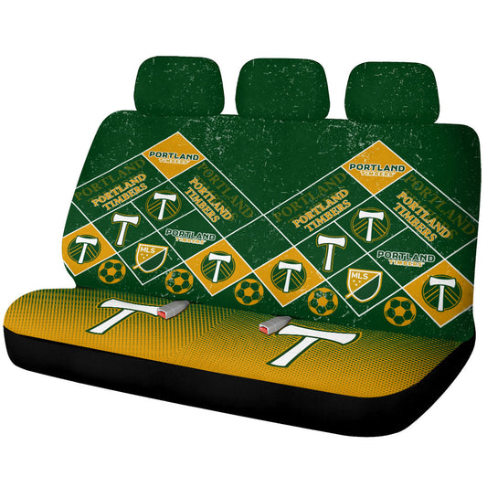 Portland Timbers Car Back Seat Covers Sporty Team Collection - Gearcarcover - 1