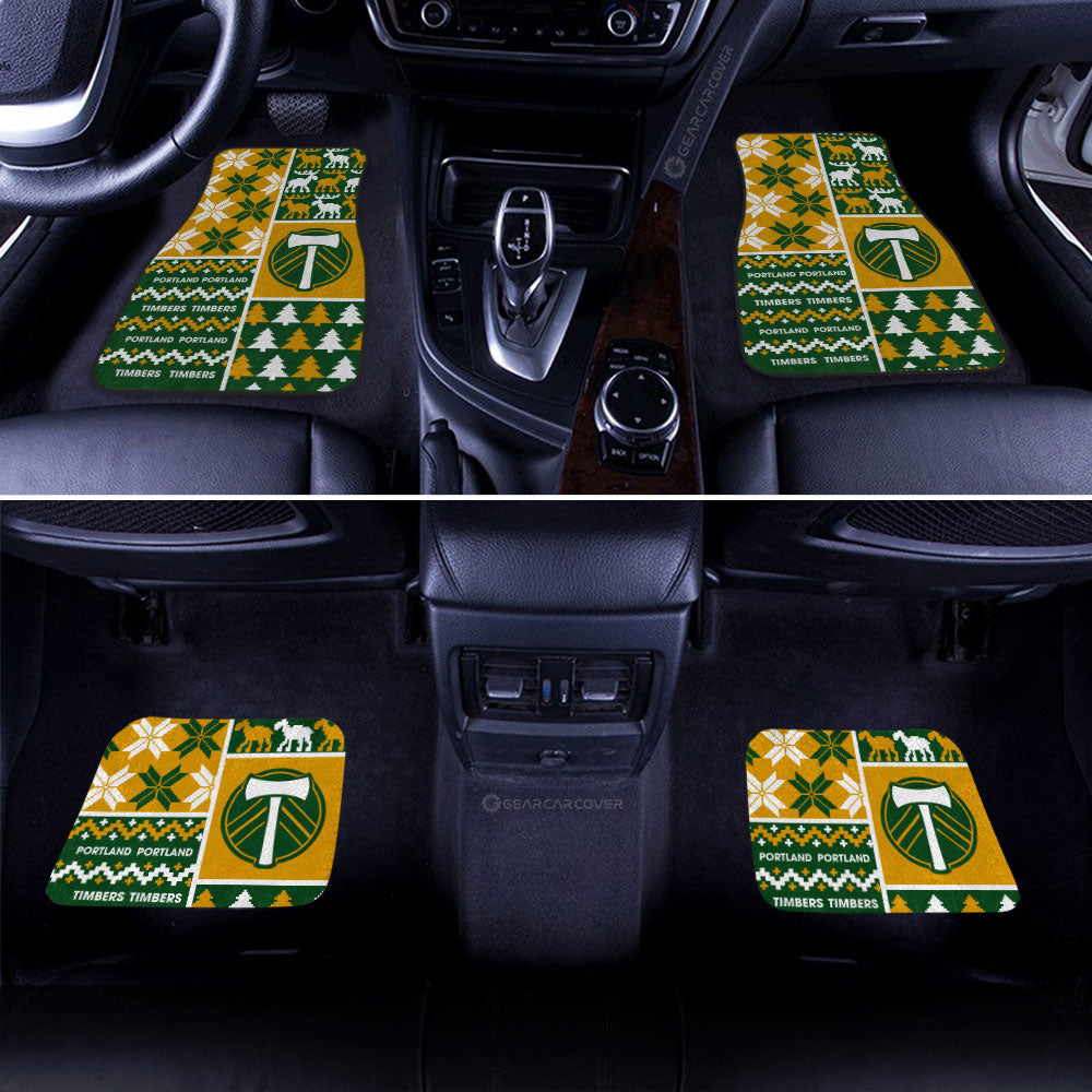 Portland Timbers Car Floor Mats Custom Ugly Style Car Accessories - Gearcarcover - 2