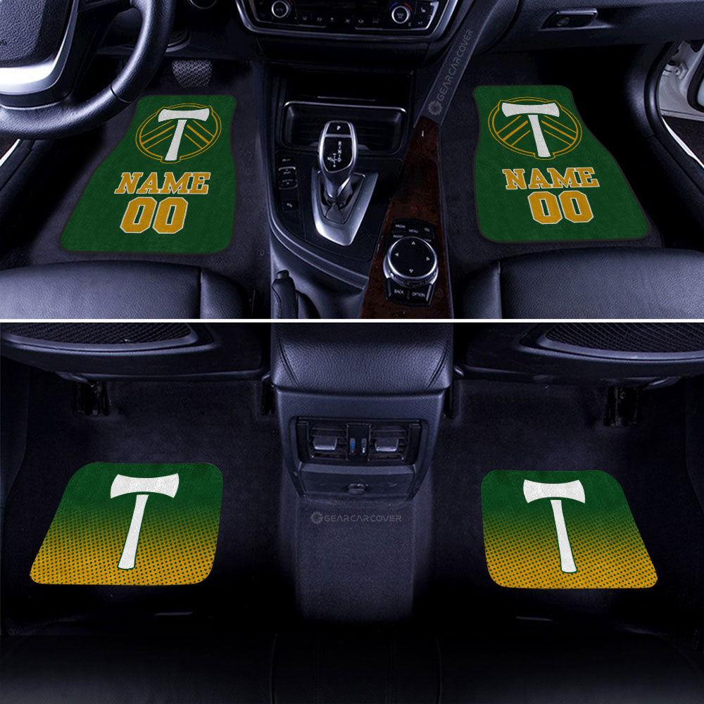Portland Timbers Car Floor Mats Sporty Team Collection Personalized Name - Gearcarcover - 2