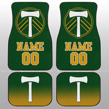 Portland Timbers Car Floor Mats Sporty Team Collection Personalized Name - Gearcarcover - 1