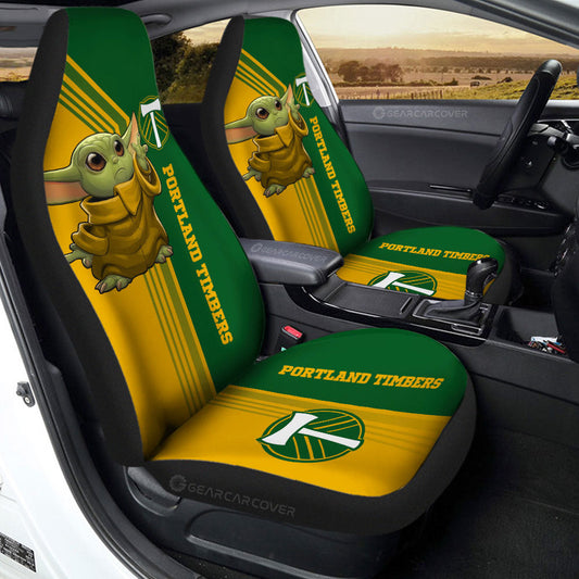 Portland Timbers Car Seat Covers Baby Yoda Car Accessories - Gearcarcover - 2