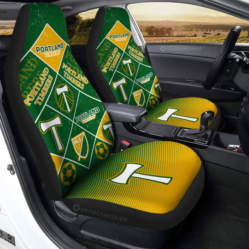 Portland Timbers Car Seat Covers Sporty Team Collection - Gearcarcover - 2