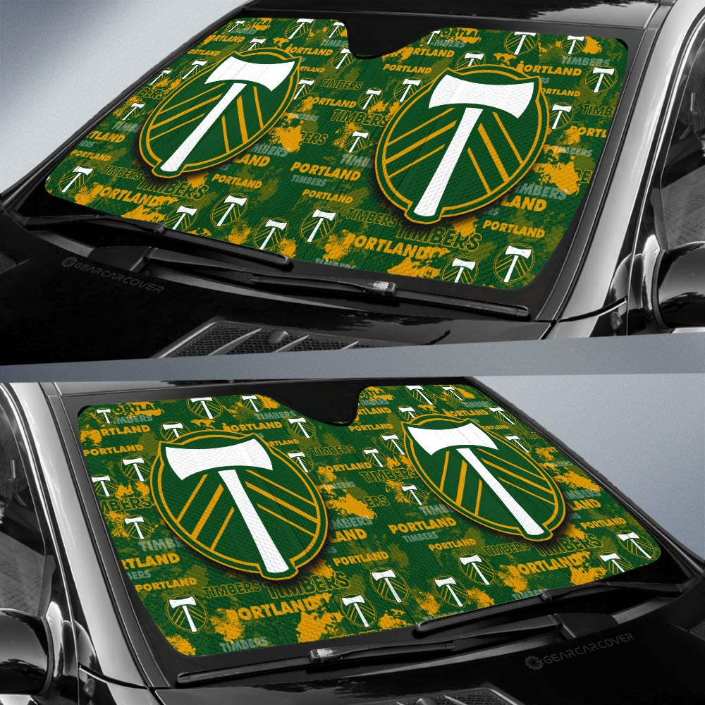 Portland Timbers Car Sunshade Custom Car Accessories - Gearcarcover - 2