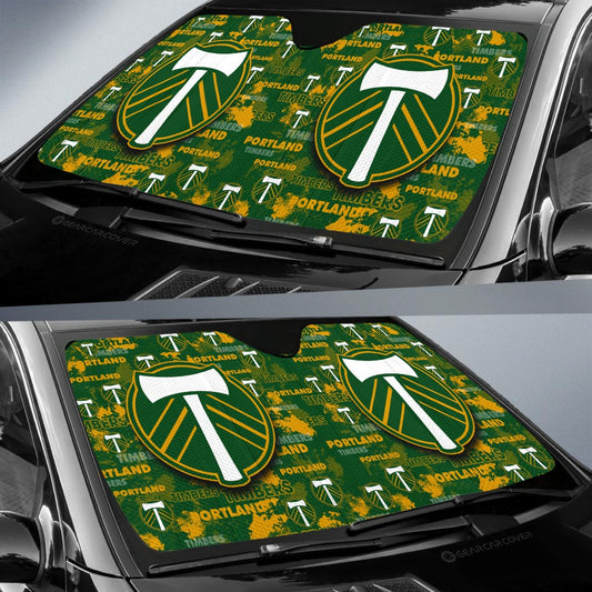 Portland Timbers Car Sunshade Custom Car Accessories - Gearcarcover - 2