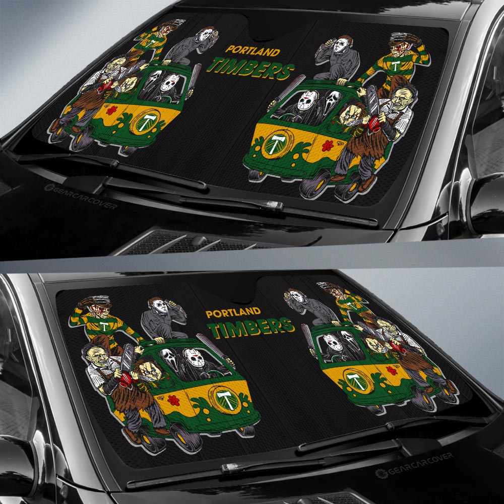 Portland Timbers Car Sunshade Custom Car Accessories - Gearcarcover - 2