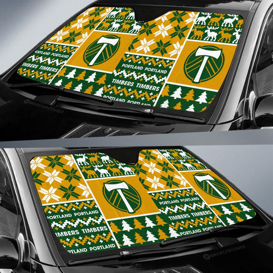 Portland Timbers Car Sunshade Custom Ugly Style Car Accessories - Gearcarcover - 2