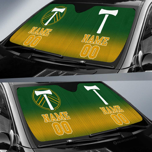 Portland Timbers Car Sunshade Sporty Team Collection - Gearcarcover - 2