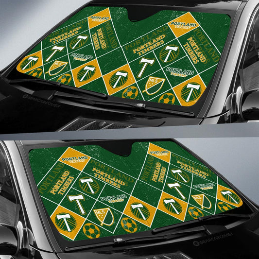 Portland Timbers Car Sunshade Sporty Team Collection - Gearcarcover - 2