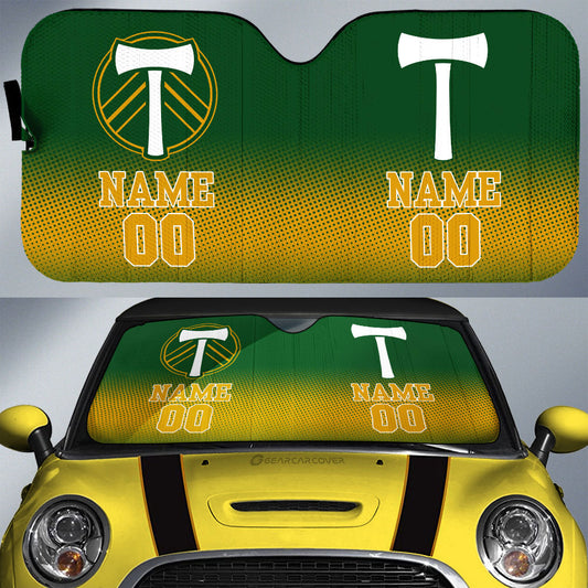 Portland Timbers Car Sunshade Sporty Team Collection - Gearcarcover - 1