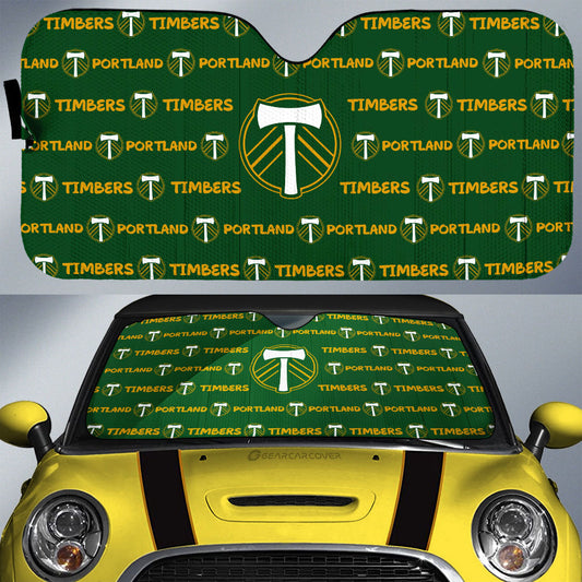 Portland Timbers Car Sunshade Sporty Team Collection - Gearcarcover - 1