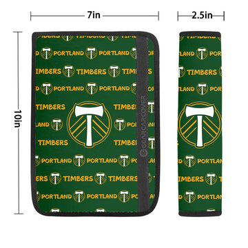 Portland Timbers Seat Belt Covers Sporty Team Collection - Gearcarcover - 1